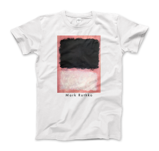 Mark Rothko - Untitled, Pink, Black and White Art T-Shirt-0
