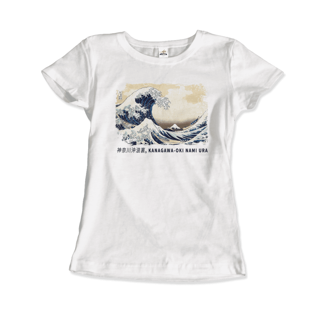 Hokusai - The Great Wave off Kanagawa Artwork T-Shirt-13
