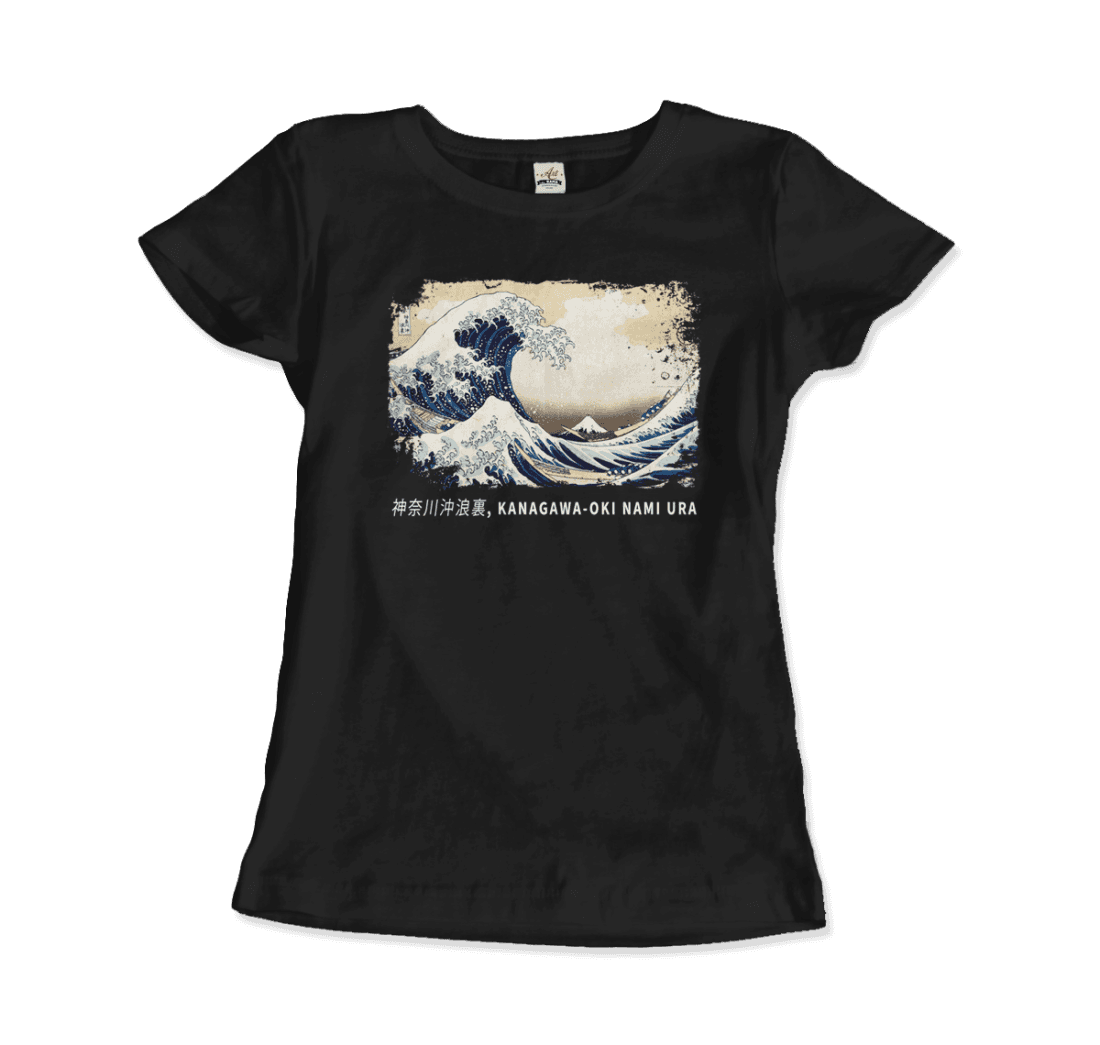 Hokusai - The Great Wave off Kanagawa Artwork T-Shirt-12